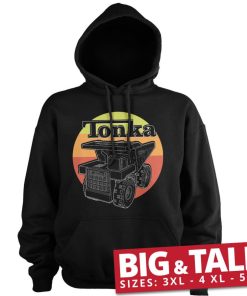 Mann Shirtstore | Tonka Retro Truck Big & Tall Hoodie Black