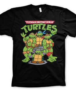 Mann Shirtstore | Tmnt Group T-Shirt Black