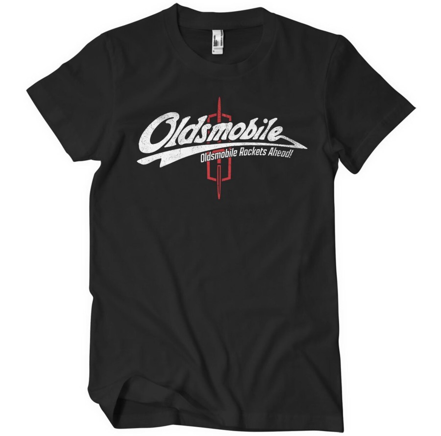 Mann Shirtstore | Oldsmobile Rockets Ahead T-Shirt Black