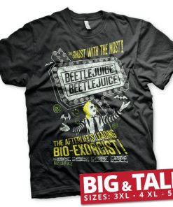 Mann Shirtstore | Beetlejuice - The Afterlife'S Leading Bio-Exorcist Big & Tall T-Shirt Black