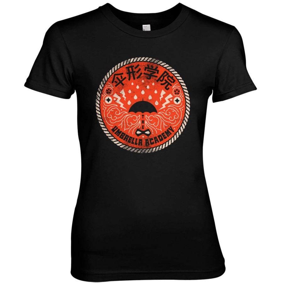 Kvinna Shirtstore | The Umbrella Academy Distressed Patch Girly Tee
