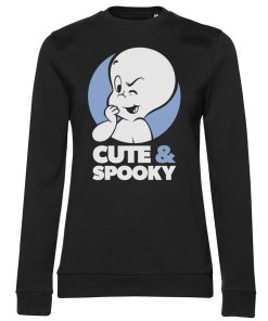 Kvinna Shirtstore | Cute & Spooky Girly Sweatshirt Black