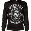 Mann Shirtstore | Speed Kills - Lone Rebel Long Sleeve Tee Black
