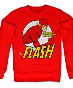Mann Shirtstore | The Flash - Fastest Man Alive Sweatshirt Red