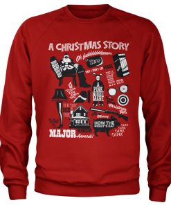 Mann Shirtstore | A Christmas Story Icons Sweatshirt Red