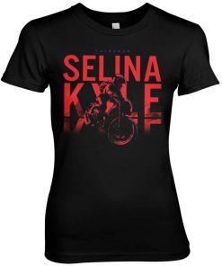 Kvinna Shirtstore | Selina Kyle Is Catwoman Girly Tee Black