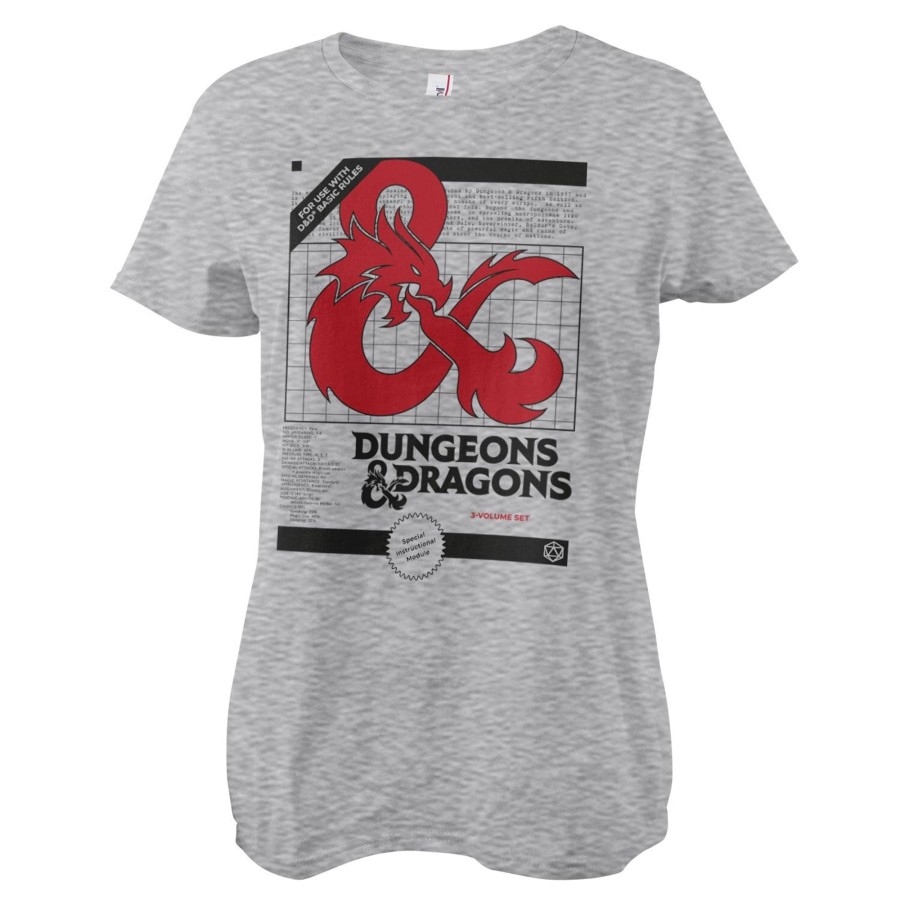 Kvinna Shirtstore | Dungeons & Dragons - 3 Volume Set Girly Tee