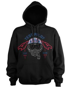 Mann Shirtstore | Top Gun Test Pilot Hoodie Black