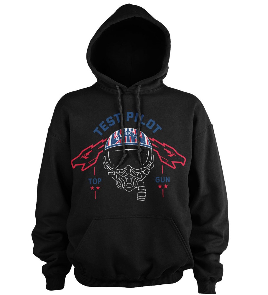 Mann Shirtstore | Top Gun Test Pilot Hoodie Black
