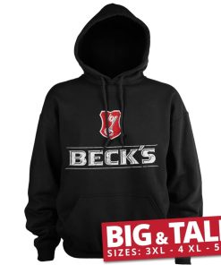 Mann Shirtstore | Beck'S Washed Logo Big & Tall Hoodie Black