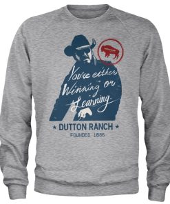 Mann Shirtstore | Winning Or Learning Sweatshirt Heathergrey