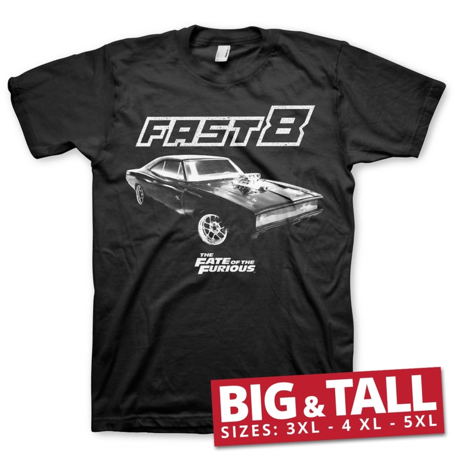 Mann Shirtstore | Fast 8 Dodge Big & Tall T-Shirt Black