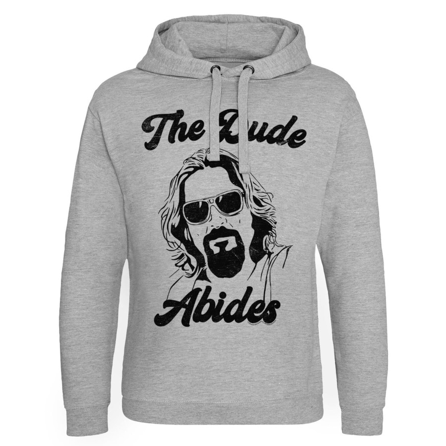Mann Shirtstore | The Dude Abides Epic Hoodie Heathergrey