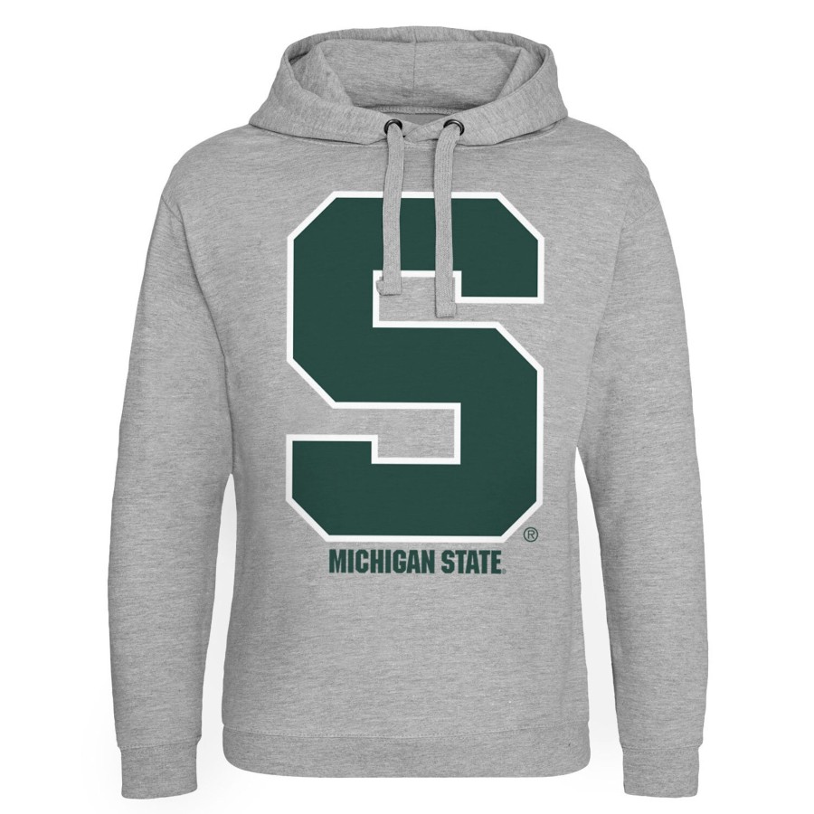 Mann Shirtstore | Michigan State S-Mark Epic Hoodie Heathergrey