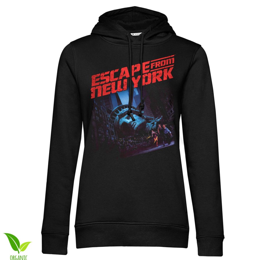 Kvinna Shirtstore | Escape From New York Poster Girls Hoodie Black