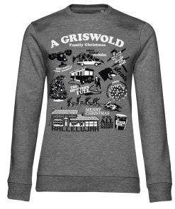 Kvinna Shirtstore | National Lampoon'S Christmas Icons Girly Sweatshirt Heather-Mediumgrey