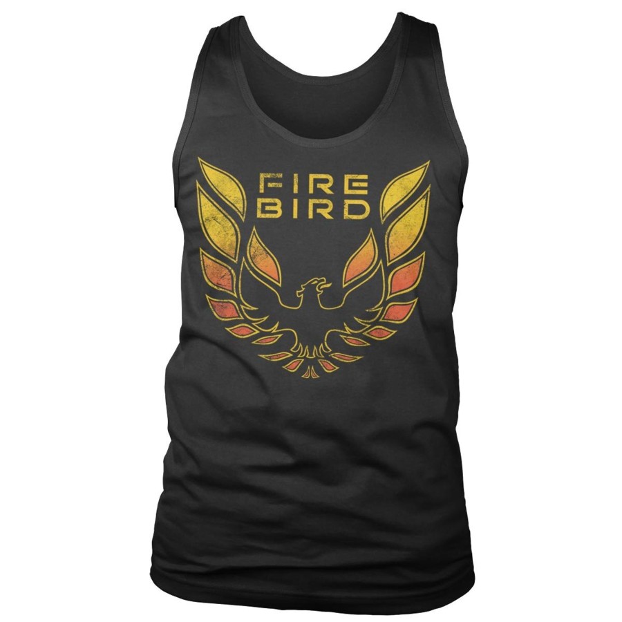 Mann Shirtstore | Pontiac Firebird Logo Tank Top Black