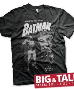 Mann Shirtstore | Batman - Return Of Two-Face Big & Tall T-Shirt Black