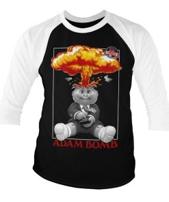 Mann Shirtstore | Adam Bomb Baseball 3/4 Sleeve Tee Whiteblack