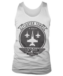 Mann Shirtstore | Top Gun Maverick Fighter Town Tank Top White