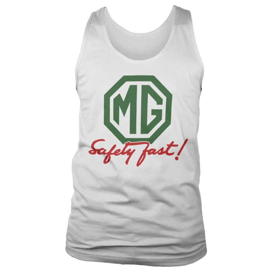 Mann Shirtstore | M.G. Safely Fast Tank Top White