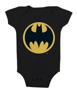 Barn Shirtstore | Batman Signal Logo Baby Body Black