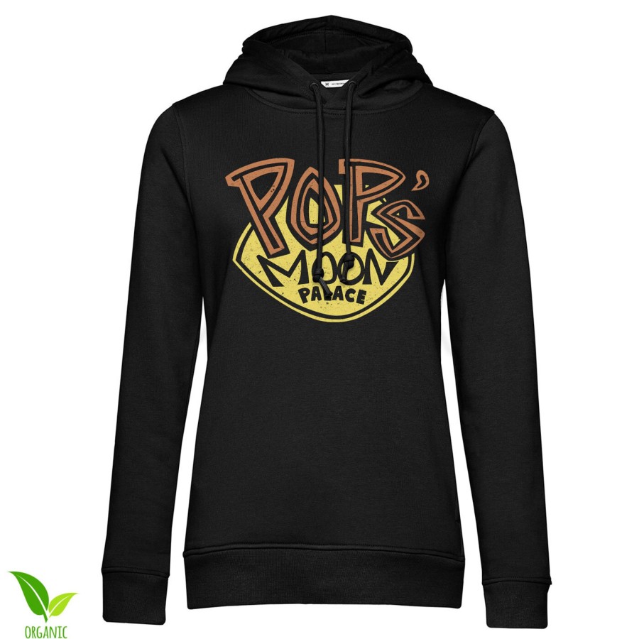 Kvinna Shirtstore | Pop'S Moon Palace Girls Hoodie Black
