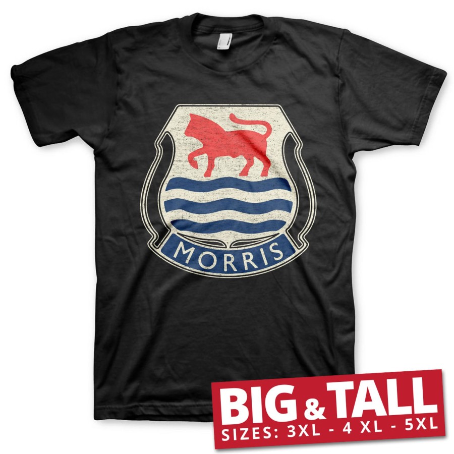 Mann Shirtstore | Morris Vintage Logo Big & Tall T-Shirt Black