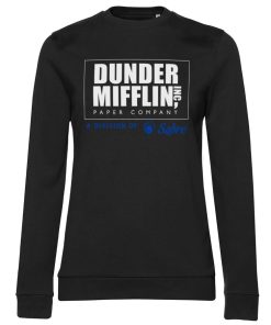 Kvinna Shirtstore | Dunder Mifflin - Division Of Sabre Girly Sweatshirt Black