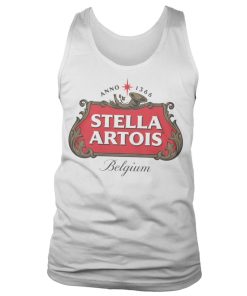 Mann Shirtstore | Stella Artois Belgium Logo Tank Top White