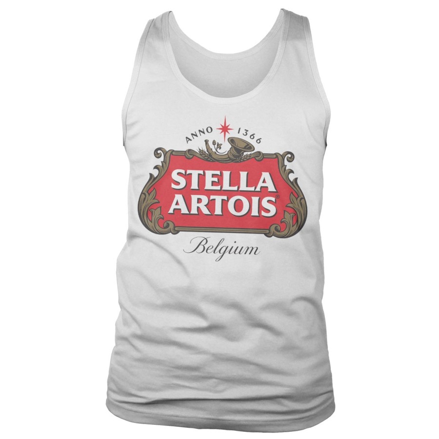 Mann Shirtstore | Stella Artois Belgium Logo Tank Top White