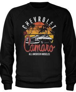 Mann Shirtstore | Chevrolet Camaro Sunset Sweatshirt Black