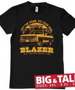 Mann Shirtstore | Chevy Blazer Off The Road Big & Tall T-Shirt Black