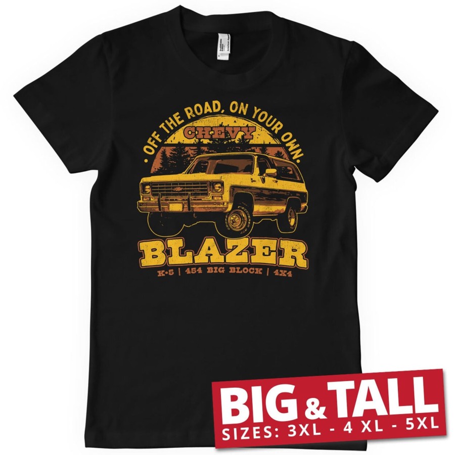 Mann Shirtstore | Chevy Blazer Off The Road Big & Tall T-Shirt Black