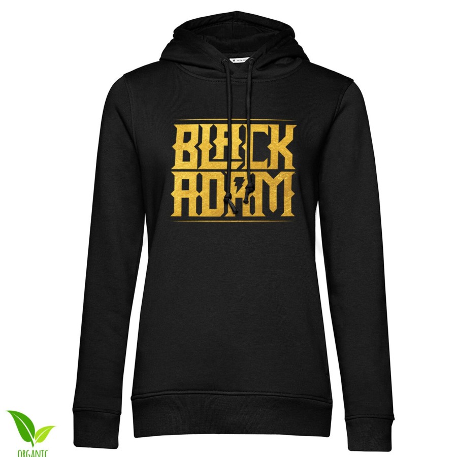 Kvinna Shirtstore | Adam Gold Logo Girls Hoodie Black