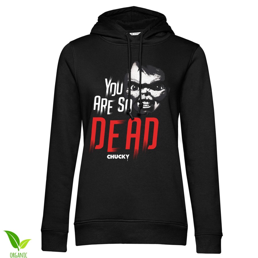 Kvinna Shirtstore | Chucky - You Are So Dead Girls Hoodie Black