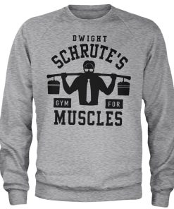 Mann Shirtstore | Dwight Schrute'S Gym Sweatshirt Heathergrey