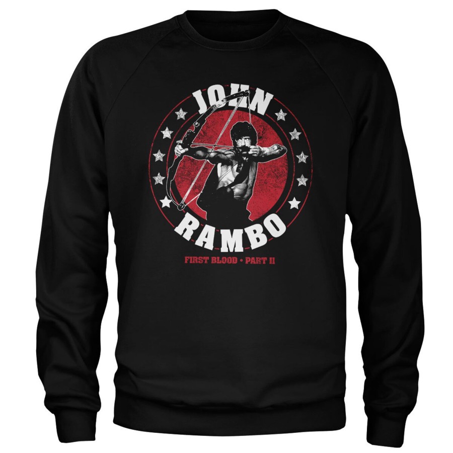Mann Shirtstore | John Rambo Bow Sweatshirt Black