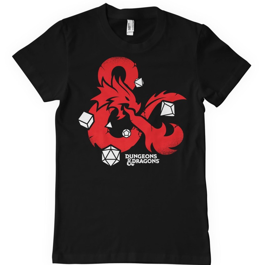 Mann Shirtstore | D&D - Dices T-Shirt Black