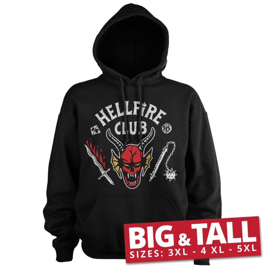 Mann Shirtstore | Hellfire Club Big & Tall Hoodie Black