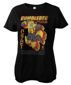 Kvinna Shirtstore | Bumblebee - Every Hero Has A Beginning Girly Tee Black