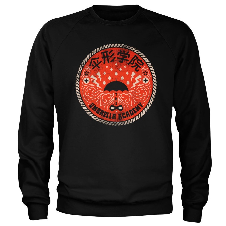 Mann Shirtstore | The Umbrella Academy Distressed Patch Sweatshirt Black