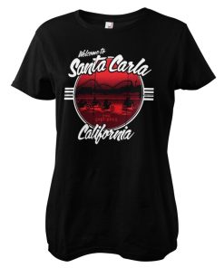 Kvinna Shirtstore | Welcome To Santa Clarita Girly Tee Black