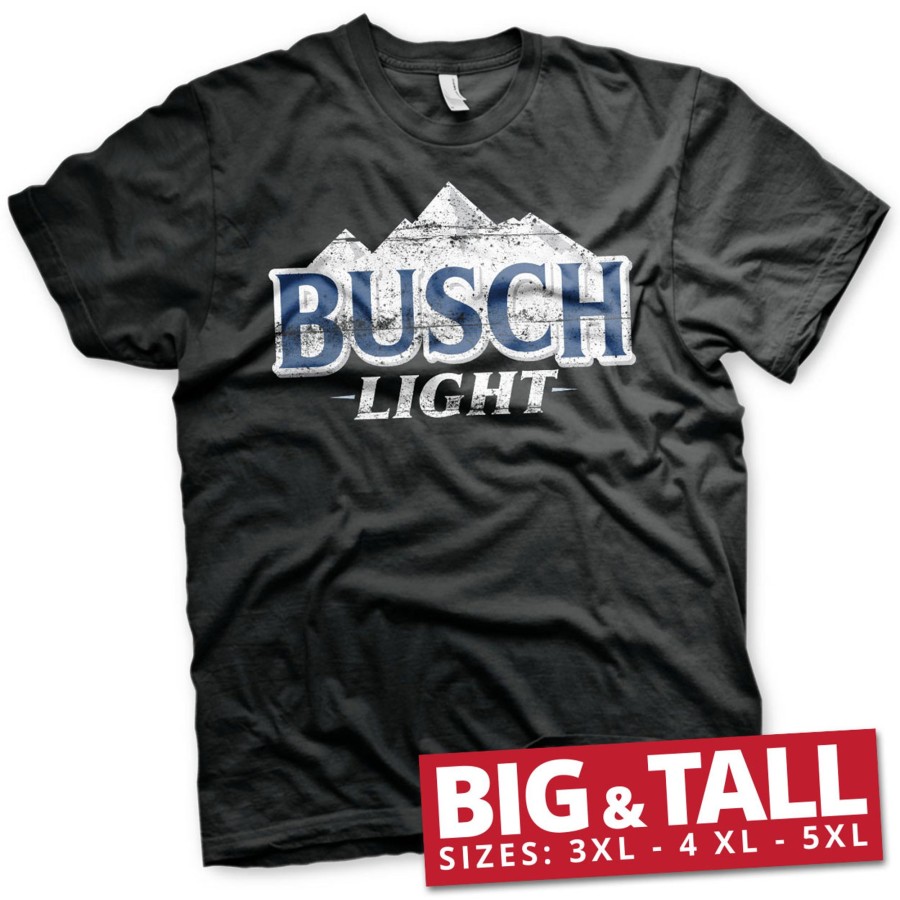 Mann Shirtstore | Busch Light Beer Big & Tall T-Shirt Black