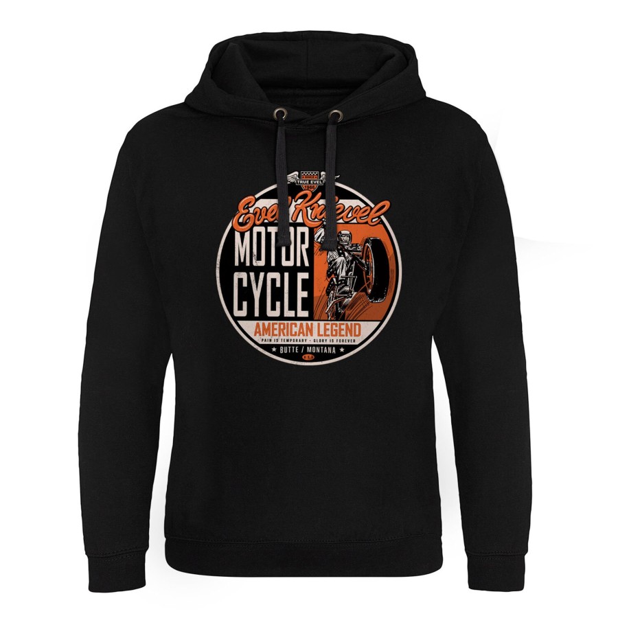 Mann Shirtstore | Evel Knievel - American Legend Epic Hoodie Black