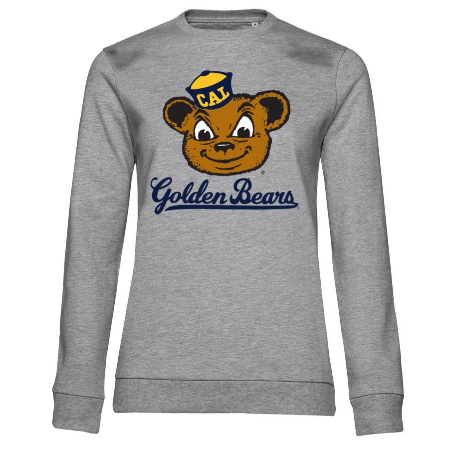 Kvinna Shirtstore | Golden Bears Mascot Girly Sweatshirt Heathergrey