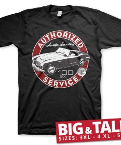 Mann Shirtstore | Austin Healey - Authorized Service Big & Tall T-Shirt Black