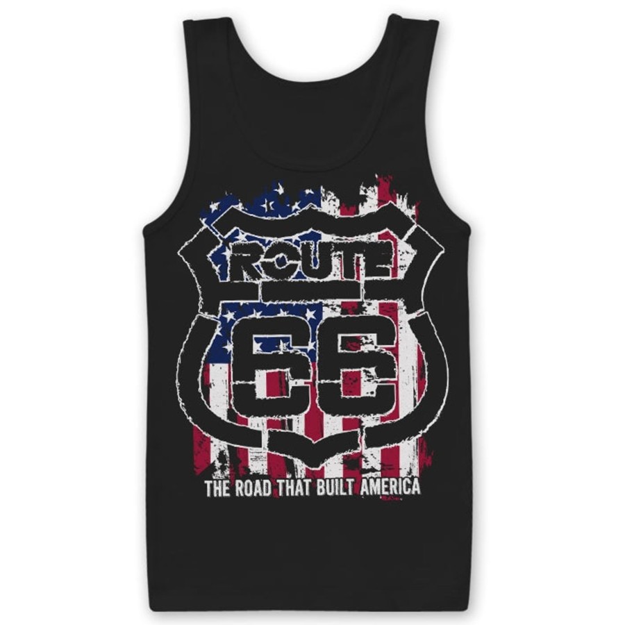 Mann Shirtstore | Route 66 America Tank Top Black