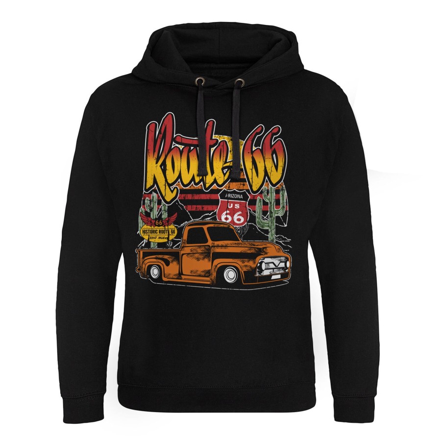 Mann Shirtstore | Route 66 - Arizona Pick-Up Epic Hoodie Black
