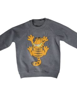 Barn Shirtstore | Garfield Hanging On Kids Sweatshirt